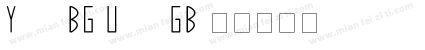 YentiBG Ultra GB字体转换
